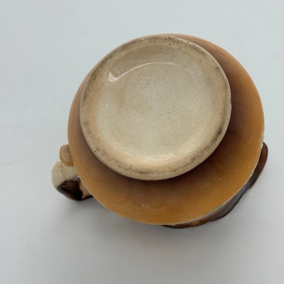 Vintage 60s-70s Transferware Pitcher Fruit Creamer MCM Harvest - Picture 6 of 10